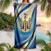 Пляжное полотенце Newcastle United Football Мягкое из микрофибры Летнее полотенце Быстросохнущее Впитывающее полотенце для пляжа Бассейна Путешествий