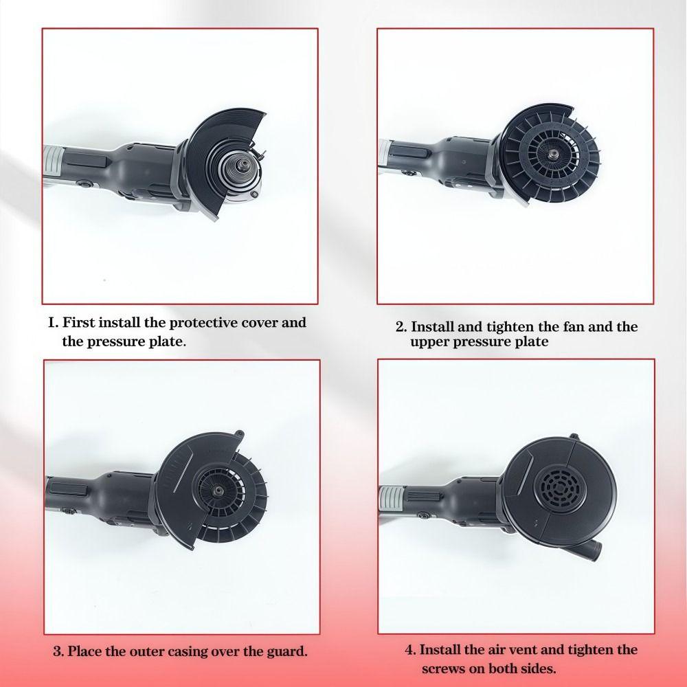 Strong Blowing Force Angle Grinder Cutting Blower Kit Angle Grinder Upgrade Accessories