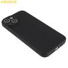 For iPhone 15 Plus Case Precise Cutouts TPU Fiber Lining Shockproof Phone Cover