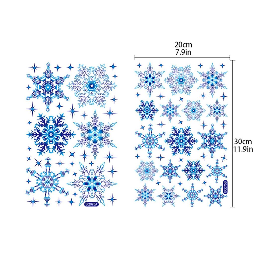 Стикер Снежинка Наклейка На Окно Торгового Центра Стикер Наклейка На Стену Набор Рождественских Украшений