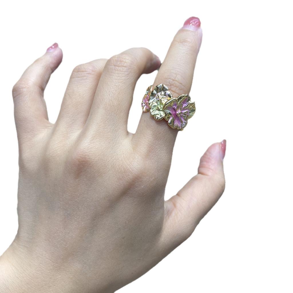 Картина маслом сращивание цветочное кольцо