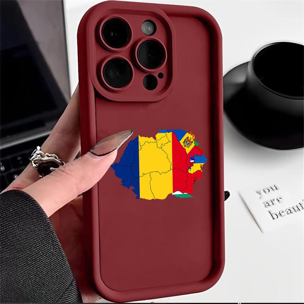 N91 Флаг Молдовы Мягкие чехлы для телефонов с ангельскими глазками для Samsung A54 A34 A13 A14 S23 S24 Ultra S20 FE Xiaomi Redmi Note 13 12C Противоударный чехол