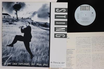 12-дюймовая пластинка STING  If You Love Somebody Set Them Free  AMP18052PROMO AM 1985 Япония Рок Б/у