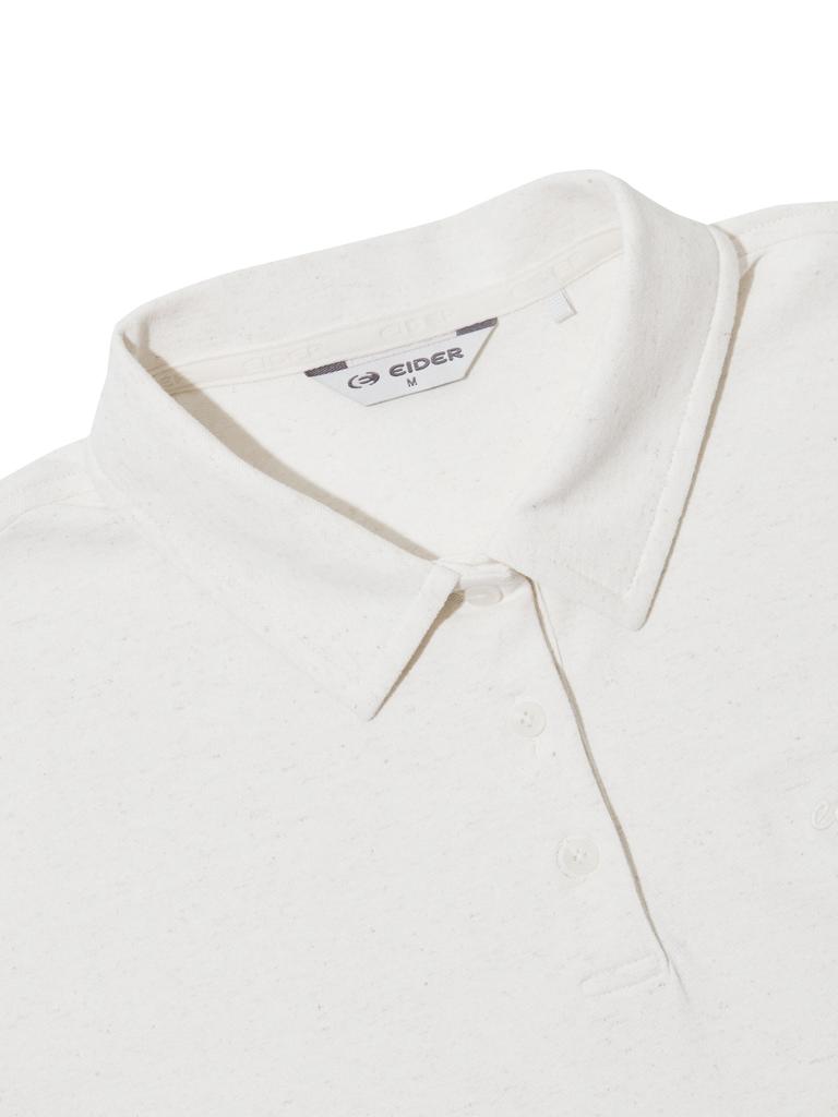 EIDER Tech Linen Women'S Short Sleeve Polo Shirt_Cream