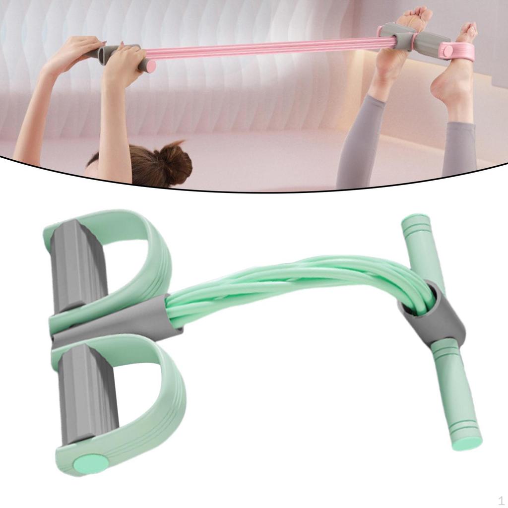 Pedal Resistance Band Ankle Puller Multifunctional Bodybuilding Exercise Sit Up Stretch Rope Elastic
