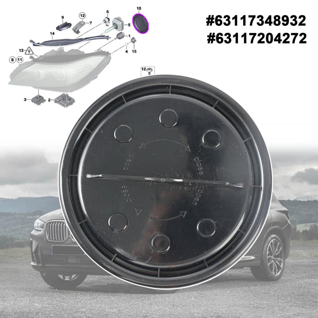 63117348932 63117204272 Задняя крышка-заглушка фары ближнего света Для BMW 1 5 X5 X6 F20 F21 F10 F07 E60 Mercedes-Benz CLK CLS E GL ML