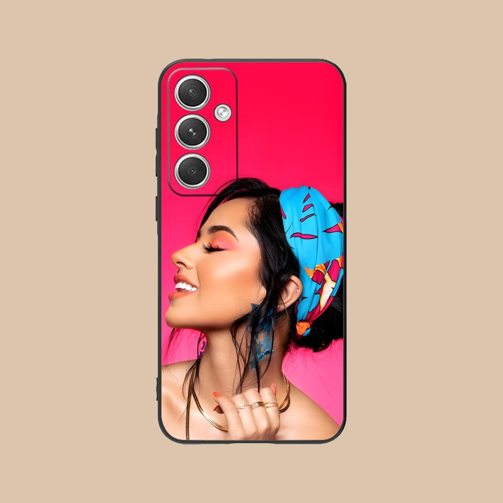 Модный матовый чехол из ТПУ Becky G для мобильного телефона Samsung Galaxy S26 S25 S24 S23 S22 S21 S20 Note20 Plus FE Ultra Цветная крышка