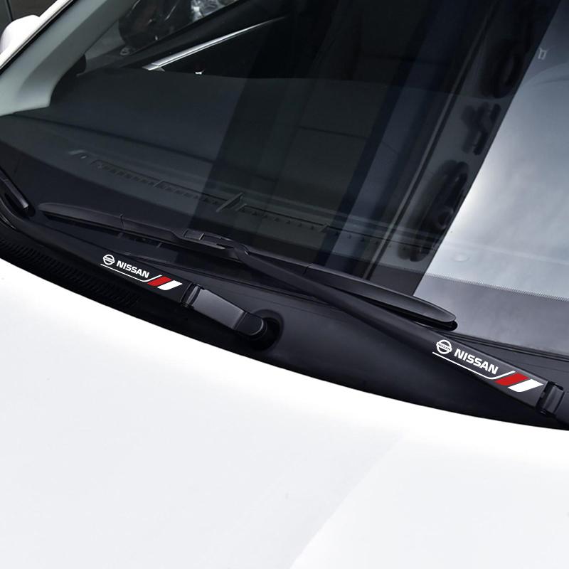 Sport Automobile Decoration Window Wiper Reflective Decal Waterproof Sticker For Nissan Juke Sentra Navara Leaf Almera X-trail