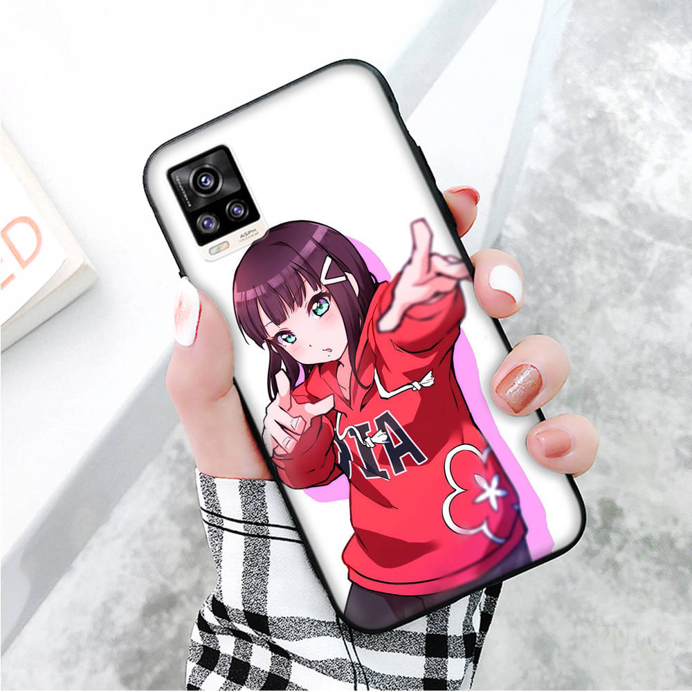 Черный чехол для Xiaomi Redmi 13C Note 9 iPhone XR 7 8 14 15 11 12 13 X XS Pro Max Samsung A25 S23 S24 FE Ultra Plus Dia Kurosawa