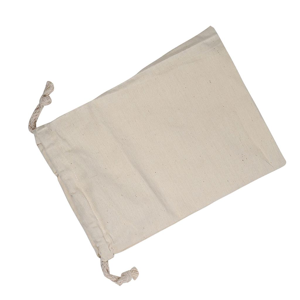 Бытовой простой хлопковый мешок для белья с завязками на шнурке для хранения вещей для путешествий и домашнего использования