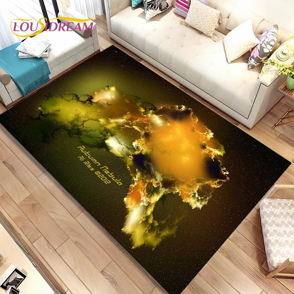 Коврик Galaxy Universe Space Stars, ковер для дома, гостиной, спальни, дивана, коврик для двери, детский нескользящий напольный коврик HD