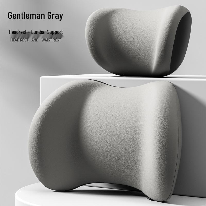 Универсальная подушка на сиденье автомобиля из пены с памятью - Поддержка шеи и поясницы для всех сезонов