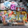3d Graffiti Wall Mural Large Cartoon 3d Graffiti Wallpaper Suitable For Bedroom Living Room Cafe Bar Wall Mural