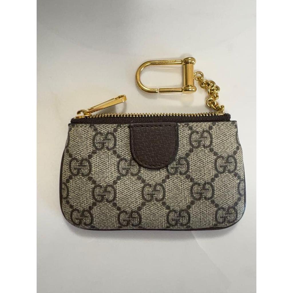 Used GUCCI GG Supreme Key Case Pouch