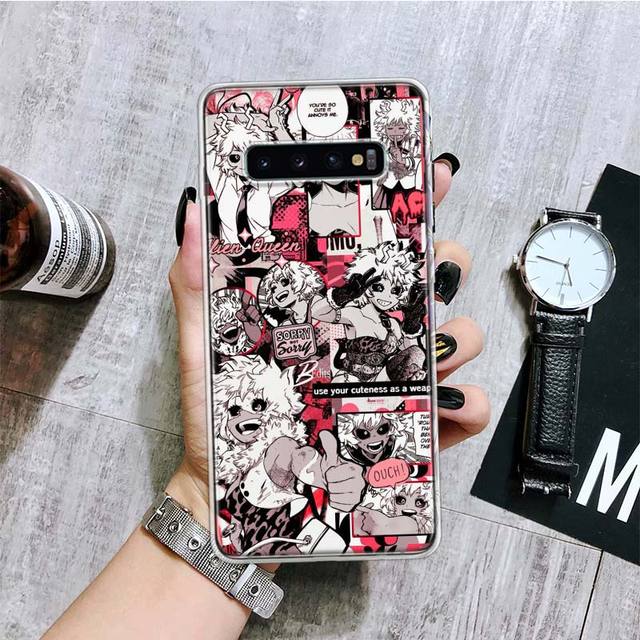 Чехол для телефона с изображением аниме «Мой герой Академии» для Samsung Galaxy S20 Fe S10 Plus S21 S22 S23 Ultra S10e S9 S8 S7 Edge Fundas, чехол для