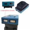 Компактный инвертор с литиевой батареей - от DC21V до 220V AC, оснащенный двойными USB-портами для питания