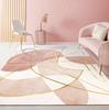 Pink Simplicity Creative Carpet Living Room Light Luxury Minimalism Bedroom Decoration Rug Girl Room Non-slip Floor Mat Washable