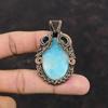 Hemimorphite Pendant Copper Wire Wrapped Pendant Dainty Jewelry Gemstone Pendant Copper Jewelry For Gift Handmade Pendant Wire Wrap Jewelry