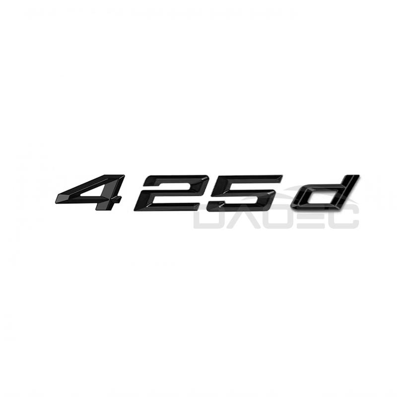 Car 3D ABS Trunk Letters Logo Badge Emblem Styling Decals Sticker For BMW 4 Series 420d 425d 428d 430d 435d 440d F30 F32 F33 F36