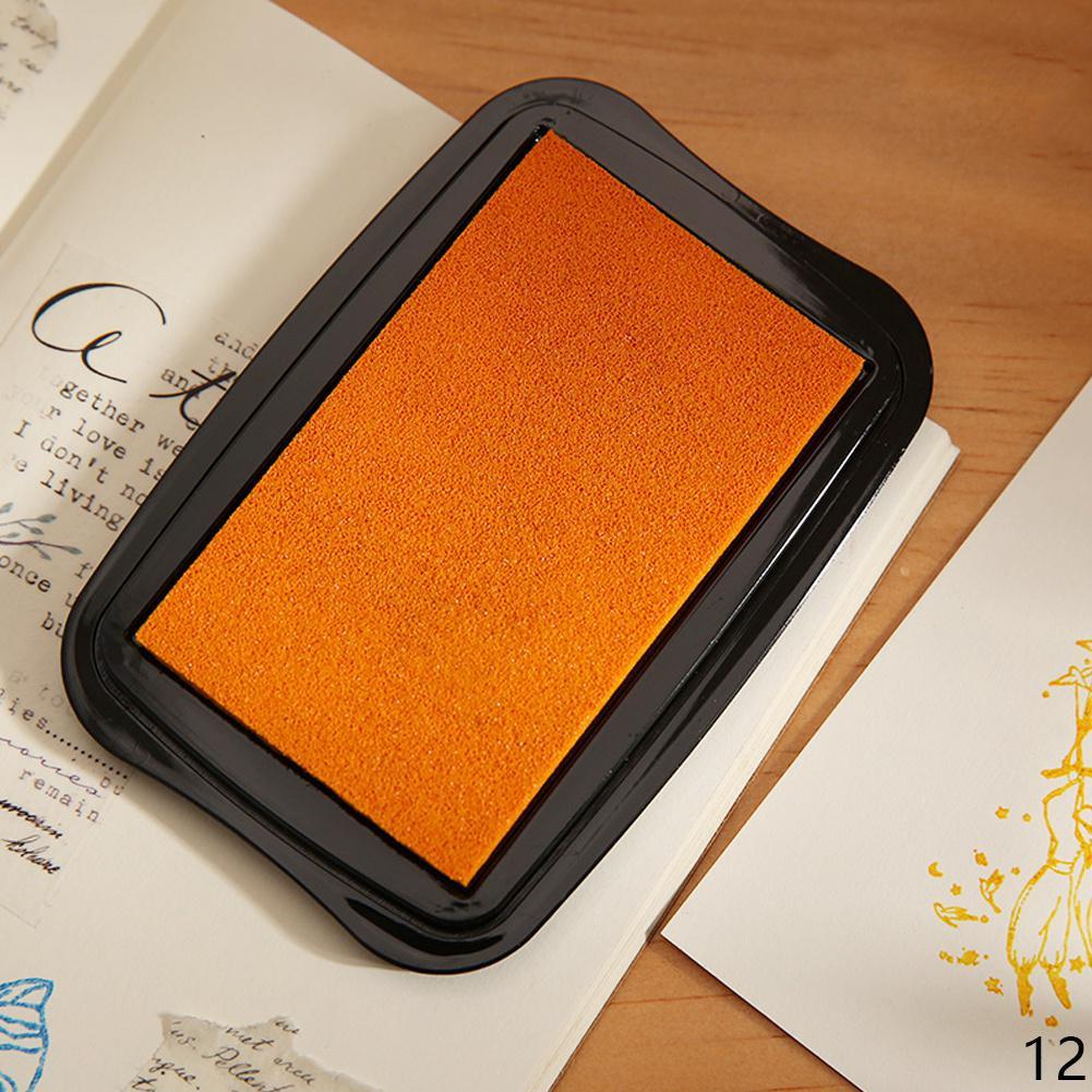 Винтажные подушечки для чернил большого размера для штампов, поделки своими руками, подушечки для штампов для скрапбукинга, резиновые деревянные штампы, бумажные подушечки для чернил