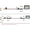 Удлинительный кабель-переходник с 10AWG на XT90, с 15A -10AWG SAE TO XT90