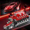 Mold King 10169 Technology V 12 Автомобильные игрушки для двигателей, 3472 Блоки двигателей, Блоки, Подарочные наборы, Технология конструкции автомобильного двигателя
