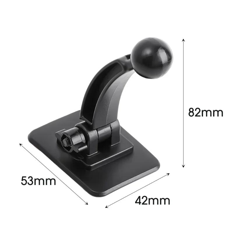 Универсальный держатель для телефона с вращением на 180 градусов, основа с шаровым шарниром 17 мм, крепление на приборную панель, кронштейн для iPhone 14 13 Xiaomi Samsung, автомобильные инструменты