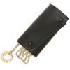 Key Case Black IL BISONTE SKH087 PV0011 BK255G Men's Women's [Item]