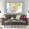 Administrative Map of Spain Canvas Painting Wall Art Poster School Supplies Living Room Home Decoration