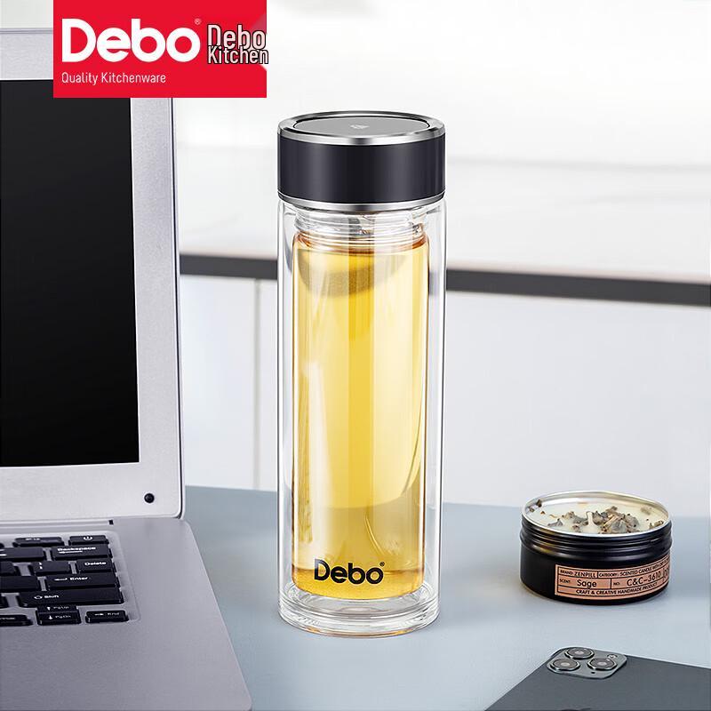 Стеклянная бутылка-заварник Debo 300 мл