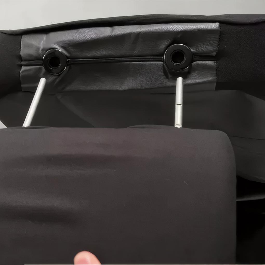 Черный цвет универсальные чехлы для автомобильных сидений эластичные ремни и крючки в комплекте не подходят для автомобилей