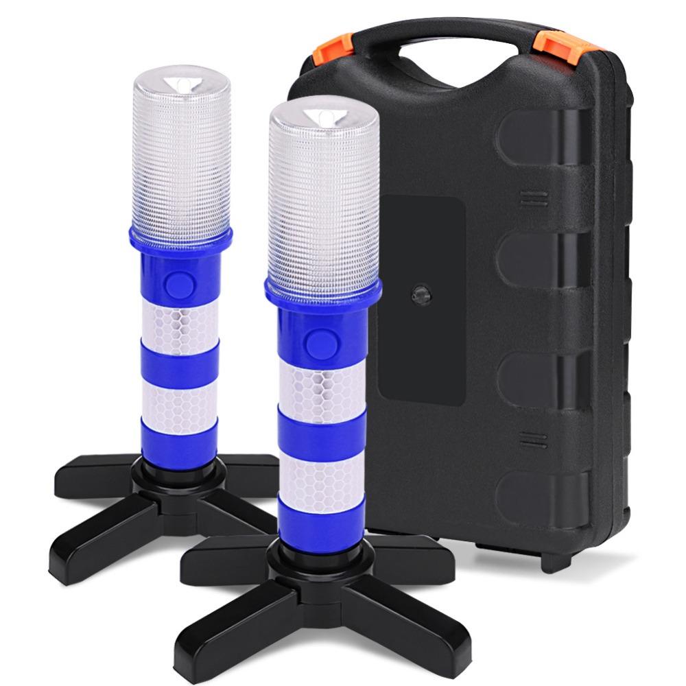 High Visibility Emergency Roadside Flares LED Light Safety Strobe Light Safety Signaling