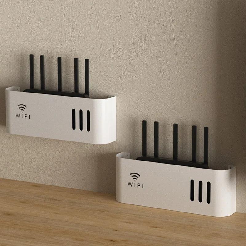 Настенный беспроводной маршрутизатор WIFI, полка для хранения из АБС-пластика, стойка для маршрутизатора, кабельный кронштейн для питания, органайзер, коробка для гостиной