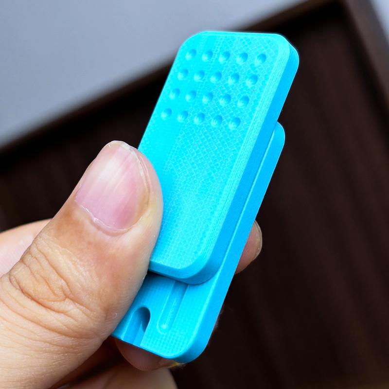 Fidget Magnetic Push Card Edc Mechanical Slider Haptic Pushing Plate Relieve Stress Relief Toy Adults Anti Anxiety Office Desk