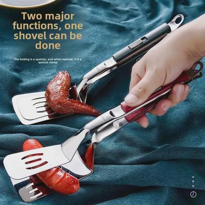 Многоцелевой кухонный зажим из нержавеющей стали 304 для гриля и готовки