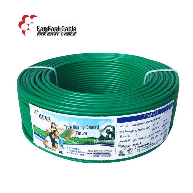 Far East Copper Core BV 10SQ Flame Retardant Home Power Cable
