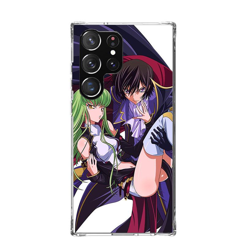 Чехол для телефона с аниме Code Geass для Samsung Galaxy S26 S25 Edge S24 S23 FE S22 Ultra S21 Plus S20 + Fundas Cover Coque Galaxy S25 S2