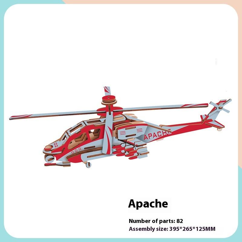 Моделирование Деревянная Игрушка Детская Самодельная Образовательная Сборка 3D Трехмерная Головоломка