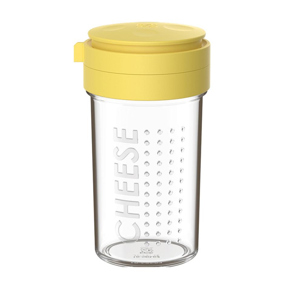 Диспенсер для сыра 450 мл, прозрачный, с герметичной крышкой от пыли, диспенсер против засорения для тертого сыра, сахара, матчи, специй