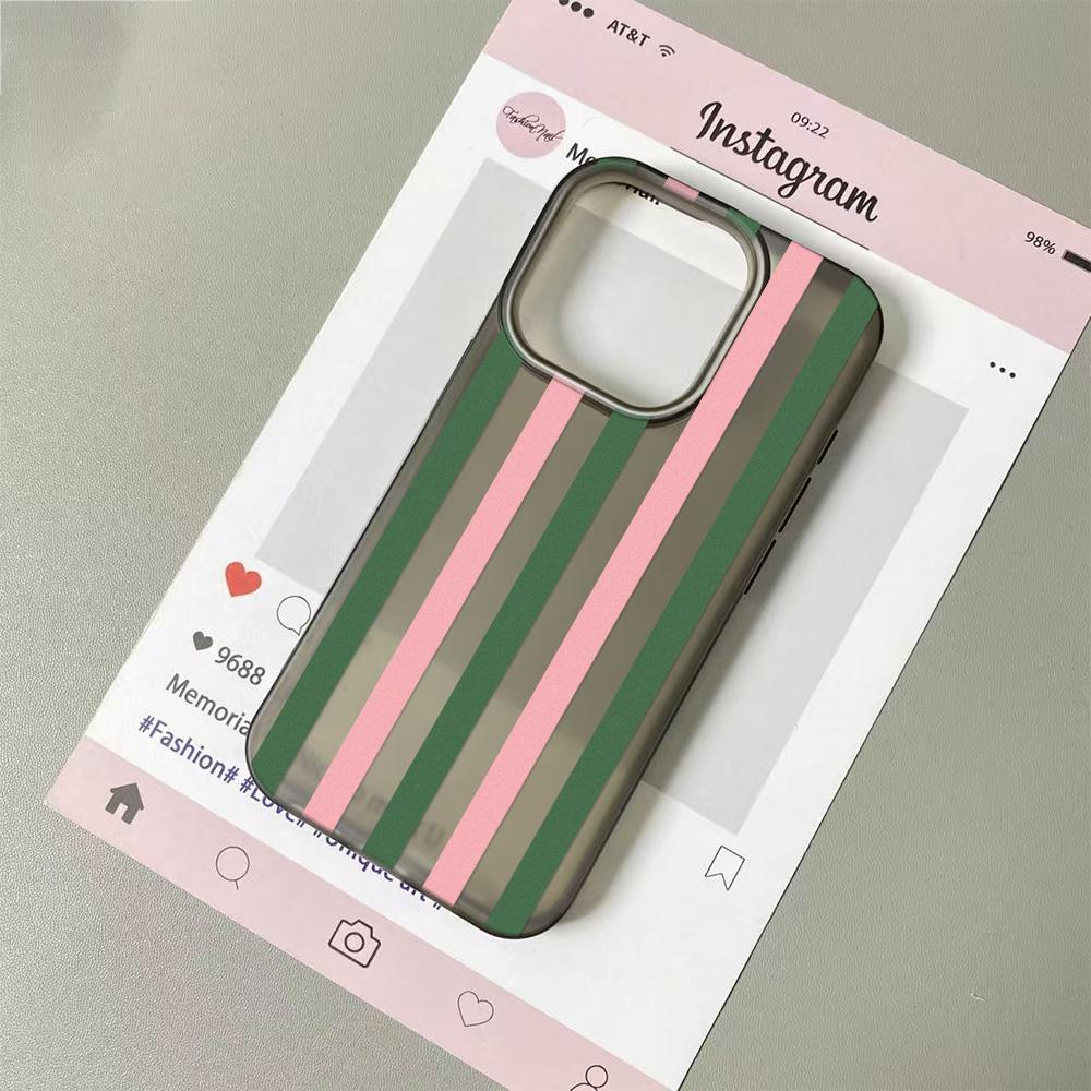 Чехол для телефона с разноцветными вертикальными полосками для IPhone 11 13 14 Plus 15 12 Pro Case 16 17 Pro Max 17 Air Case Ударопрочный Прозрачный Мягкий Чехол