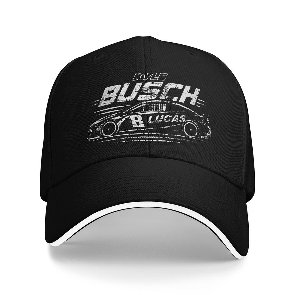 Kyle Busch American Professional Racing Driver Sun Baseball Cap Summer Stylish Trucker Hat For Couple Tennis Skate Snapback Cap