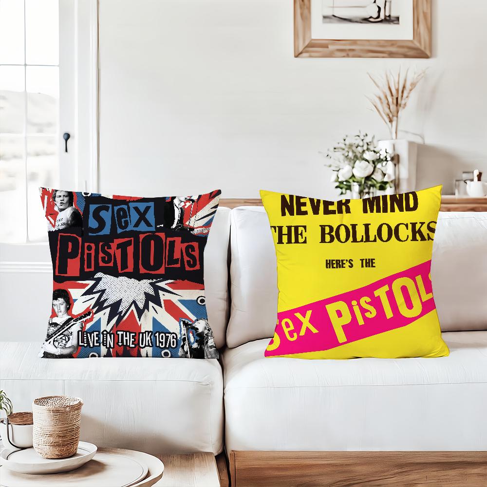 Band Sex P-Pistols-S Pillow Case Suitable For Bedrooms Living Rooms Cars Home Decoration