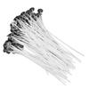 100PCS Cotton Candle Wick 15cm/5.9in Ordinary White Soy Wax with Base for Scented Candles Making