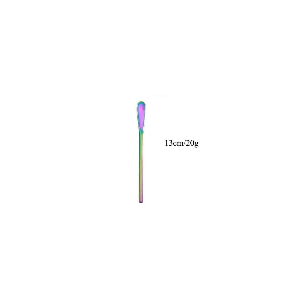 3 размера Радуга, мешалка из нержавеющей стали для кофе, напитков, перемешивающая палочка для коктейлей, напитков, фруктового сока, молока, палочка для перемешивания, ложка
