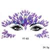Экологичные стразы-наклейки для лица для украшения макияжа