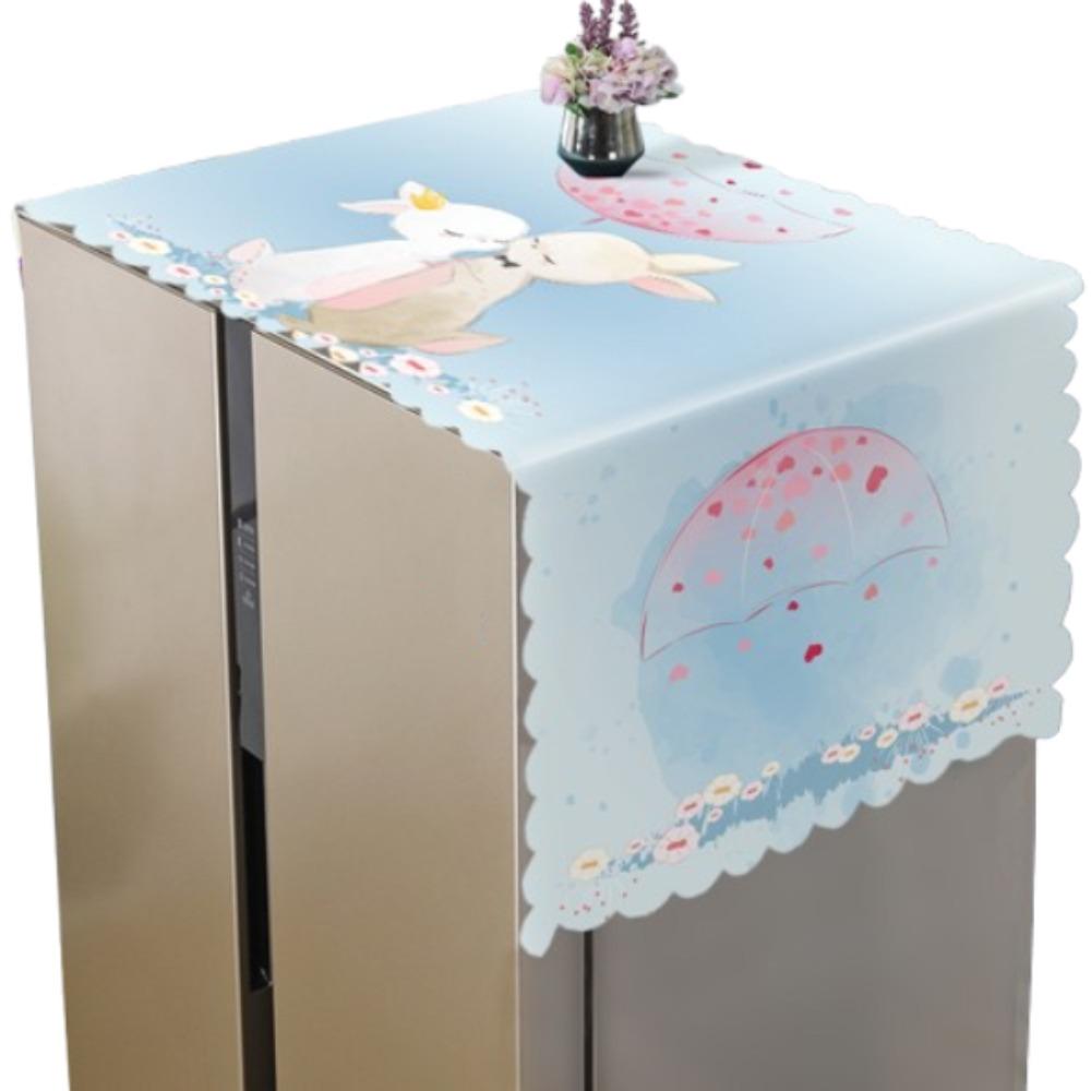 Waterproof Refrigerator Dust Cover Cartoon Refrigerator Cover Cloth Washing Machine Cover Kitchen