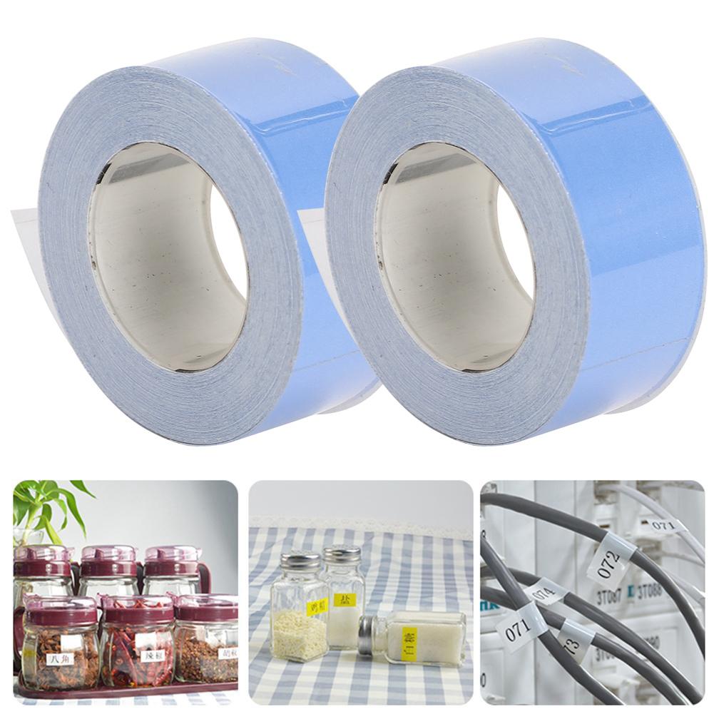 2 упаковки печатной этикеточной ленты для этикетировочной машины KINGJIM TEPRA LR5C Термобумага Офисные принадлежности (EQT15B)