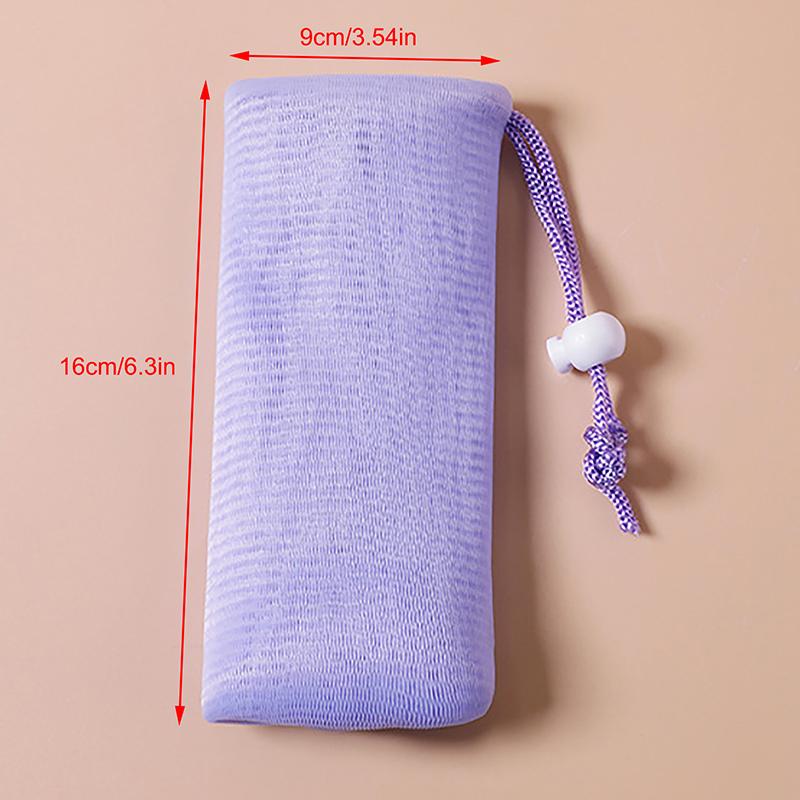 1Pcs Thickened 6-Layer Foaming Mesh Bag – For Facial and Body Cleansing with Gentle Exfoliation