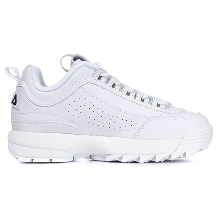 Fila Disruptor 2 Комфортная амортизация Устойчивость к истиранию Дышащие Низкие Кроссовки на массивной подошве Унисекс Белый Корейский стиль FS1HTB1071X_WWT
