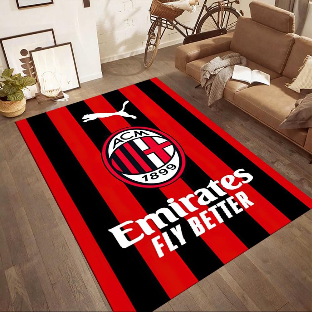 Ac Milan Floor Rug Office Rug Perfect For Outdoor Foyer Dining Room Kitchen Antislip Rug Office Home Decor Wedding Party Gift